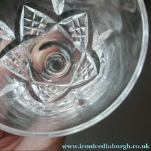 Load image into Gallery viewer, Set of FIVE Vintage EDINBURGH CRYSTAL Liqueur or Sherry Glasses
