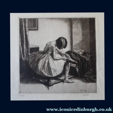 Load image into Gallery viewer, Herbert Johnson Harvey (1884 - 1928)  "A Child of the Ballet"  Etching on paper; 1920s
