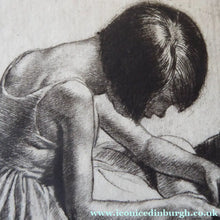 Load image into Gallery viewer, Herbert Johnson Harvey Child of the Ballet 1920s Etching

