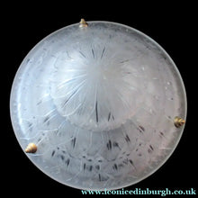 Load image into Gallery viewer, Hettier &amp; Vincent Signed Art Deco Light Shade by Baccarat Glass
