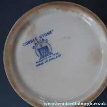 Load image into Gallery viewer, Highly Collectable 1930s Mailing Pottery Blue COBBLESTONE Lidded Spice Jar: PEPPER
