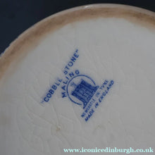 Load image into Gallery viewer, Highly Collectable 1930s Mailing Pottery Blue COBBLESTONE Lidded Storage Canister: LENTILS
