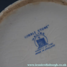 Load image into Gallery viewer, Highly Collectable 1930s Mailing Pottery Blue COBBLESTONE Lidded Storage Canister: SAGO
