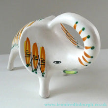 Load image into Gallery viewer, 1950s ROBERTO RIGON Italian  Etruria Arte Ceramic Elephant
