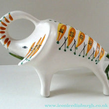 Load image into Gallery viewer, 1950s ROBERTO RIGON Italian  Etruria Arte Ceramic Elephant
