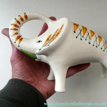 Load image into Gallery viewer, 1950s ROBERTO RIGON Italian  Etruria Arte Ceramic Elephant
