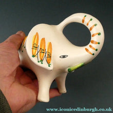 Load image into Gallery viewer, 1950s ROBERTO RIGON Italian  Etruria Arte Ceramic Elephant
