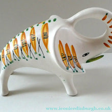 Load image into Gallery viewer, 1950s ROBERTO RIGON Italian  Etruria Arte Ceramic Elephant
