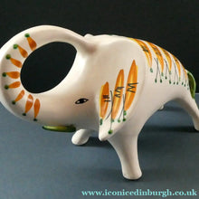Load image into Gallery viewer, 1950s ROBERTO RIGON Italian  Etruria Arte Ceramic Elephant
