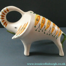 Load image into Gallery viewer, 1950s ROBERTO RIGON Italian  Etruria Arte Ceramic Elephant
