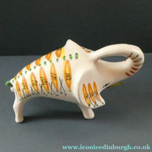 Load image into Gallery viewer, 1950s ROBERTO RIGON Italian  Etruria Arte Ceramic Elephant
