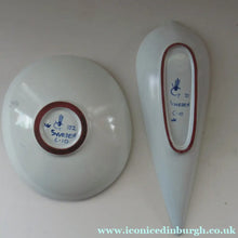 Load image into Gallery viewer, Vintage 1950s Swedish Stig Lindberg Leaf Pattern Dish Oval Shape
