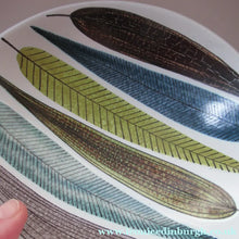 Load image into Gallery viewer, Vintage 1950s Swedish Stig Lindberg Leaf Pattern Dish Oval Shape
