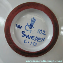 Load image into Gallery viewer, Vintage 1950s Swedish Stig Lindberg Leaf Pattern Dish Oval Shape
