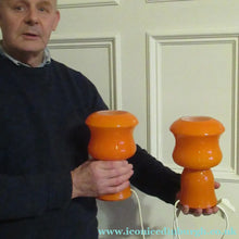 Load image into Gallery viewer, 1970s French Table Lamp by Vianne V V Glass. Holmegaard Style
