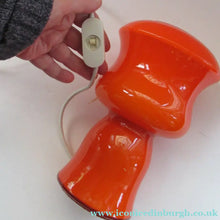 Load image into Gallery viewer, 1970s French Table Lamp by Vianne V V Glass. Holmegaard Style
