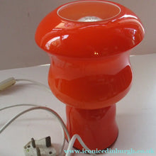 Load image into Gallery viewer, 1970s French Table Lamp by Vianne V V Glass. Holmegaard Style
