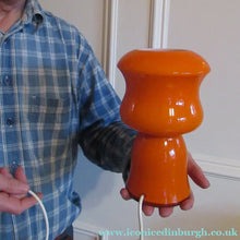 Load image into Gallery viewer, 1970s French Table Lamp by Vianne V V Glass. Holmegaard Style
