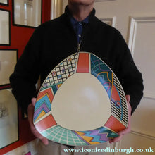 Load image into Gallery viewer, Dorothy Hafner 1980s Huge Rosenthal Flash One Studio Linie Serving Platter
