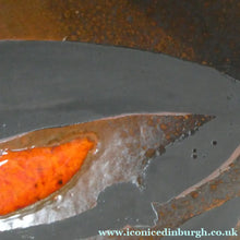 Load image into Gallery viewer, HUGE 1950s CHELSEA Studio Pottery Footed Shallow Bowl. Hand-Painted Abstract Design
