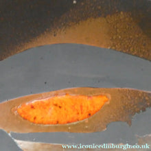 Load image into Gallery viewer, HUGE 1950s CHELSEA Studio Pottery Footed Shallow Bowl. Hand-Painted Abstract Design
