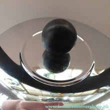 Load image into Gallery viewer, 1970s Ice Bucket. White Plastic Interior with Embossed Black Polka Dot Exterior
