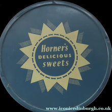 Load image into Gallery viewer, 1950s Horners Tin. Festival of Britain Atomic Design. Huge
