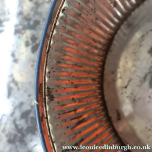 Load image into Gallery viewer, HUGE Vintage 1950s HORNER Delicious Sweets Tin. Fabulous Abstract - Festival of Britain Inspired Atomic Design
