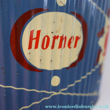 Load image into Gallery viewer, HUGE Vintage 1950s HORNER Delicious Sweets Tin. Fabulous Abstract - Festival of Britain Inspired Atomic Design
