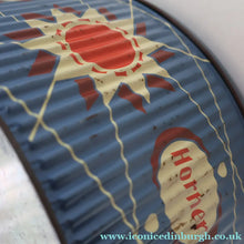 Load image into Gallery viewer, HUGE Vintage 1950s HORNER Delicious Sweets Tin. Fabulous Abstract - Festival of Britain Inspired Atomic Design
