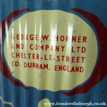 Load image into Gallery viewer, HUGE Vintage 1950s HORNER Delicious Sweets Tin. Fabulous Abstract - Festival of Britain Inspired Atomic Design
