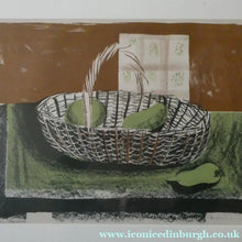 Load image into Gallery viewer, 1951 Pencil Signed Lithograph by Humphrey Spender Basket with Fruit
