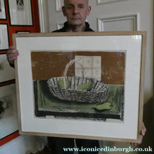 Load image into Gallery viewer, 1951 Pencil Signed Lithograph by Humphrey Spender Basket with Fruit
