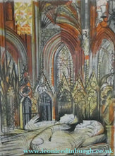 Load image into Gallery viewer, Humphrey Spender Pencil Signed Lithograph 1953 Westminster Abbey
