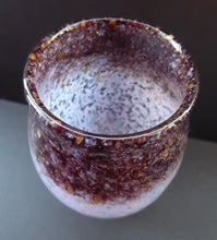 Load image into Gallery viewer, 1930s Monart Glass Vase with Gold Aventurine Flakes
