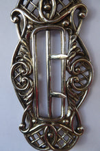 Load image into Gallery viewer, Victorian Large Silver Buckle Hallmarked 1887
