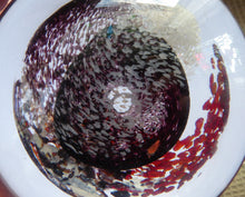 Load image into Gallery viewer, Scottish Art Glass Discus Paperweight by Jane Charles. Signed
