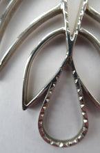 Load image into Gallery viewer, Large 1970s Silver Leaf Shape Pendant IPM
