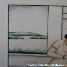 Load image into Gallery viewer, INDIAN ART: Vintage Indian Miniature Watercolour. EROTIC Image of a Couple in Conflagration
