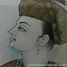 Load image into Gallery viewer, INDIAN ART: Vintage Indian Miniature Watercolour. Nobleman with a Falcon

