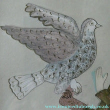 Load image into Gallery viewer, INDIAN ART: Vintage Indian Miniature Watercolour. Nobleman with a Falcon
