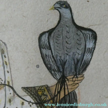 Load image into Gallery viewer, INDIAN ART: Vintage Indian Miniature Watercolour. Nobleman with a Falcon
