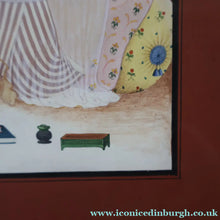 Load image into Gallery viewer, INDIAN ART: Vintage Indian Miniature Watercolour. Portrait of a Man / Scholar Meditating in a Landscape
