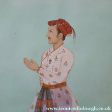 Load image into Gallery viewer, INDIAN ART: Vintage Indian Miniature Watercolour. Portrait of a Nobleman
