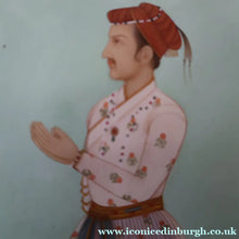 Load image into Gallery viewer, INDIAN ART: Vintage Indian Miniature Watercolour. Portrait of a Nobleman
