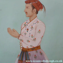 Load image into Gallery viewer, INDIAN ART: Vintage Indian Miniature Watercolour. Portrait of a Nobleman
