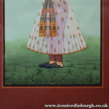 Load image into Gallery viewer, INDIAN ART: Vintage Indian Miniature Watercolour. Portrait of a Nobleman
