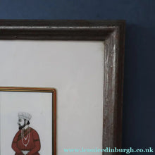 Load image into Gallery viewer, INDIAN ART: Vintage Indian Miniature Watercolour. Portrait of a Nobleman
