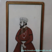Load image into Gallery viewer, INDIAN ART: Vintage Indian Miniature Watercolour. Portrait of a Nobleman
