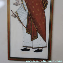 Load image into Gallery viewer, INDIAN ART: Vintage Indian Miniature Watercolour. Portrait of a Nobleman

